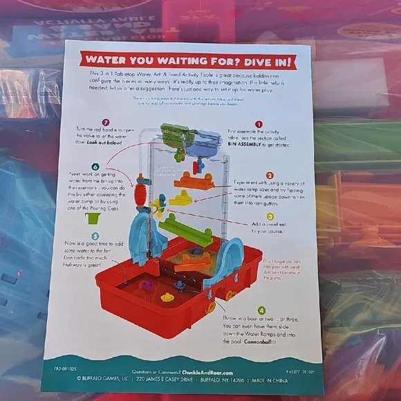 Chuckle & Roar 3-in-1 Red and Blue Activity Table - Picture 5 of 6